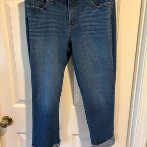 New Directions Blue Ankle Jeans